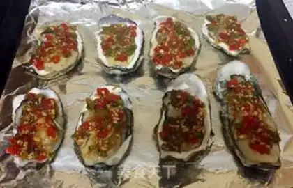 Make Garlic pepper roasted oysters step 4