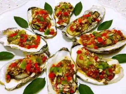Make Garlic pepper roasted oysters step 7