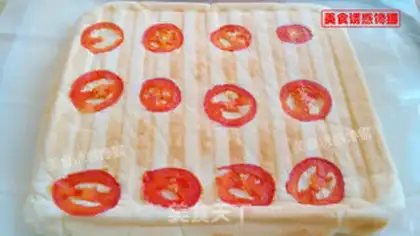 Make Tomato cake rolls step 6