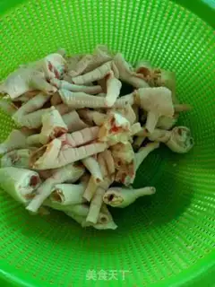 Make Peach claws step 1