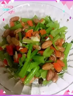 Make Celery peanuts step 6