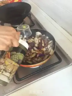 Make Meat and eggplant step 3