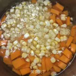 Make Corn pumpkin juice step 1