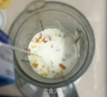 Make Corn pumpkin juice step 3