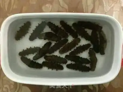 Make The dry sea cucumber step 0