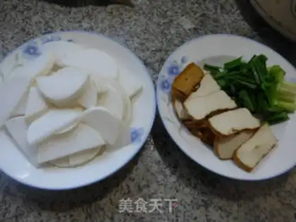Make Scrambled radish step 0