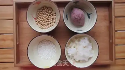Make Purple potato silver soy step 0