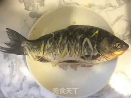 Make Red-burned mackerel step 2