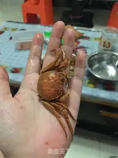 Make Spicy little crabs step 3