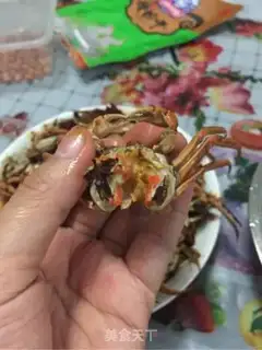 Make Spicy little crabs step 4