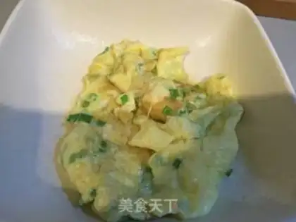 Make Onion fried eggs step 3
