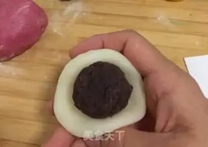 Make Ice bean cake step 5