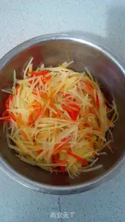 Make Hot pepper potatoes step 10