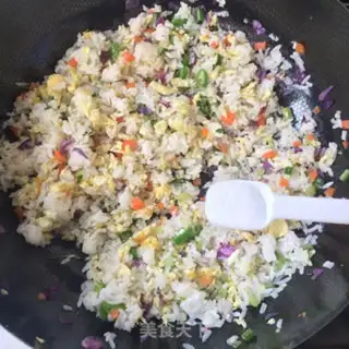 Make Big tree fried rice step 10