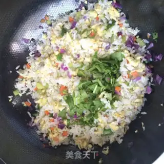 Make Big tree fried rice step 11