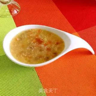 Make Tomato carrot beef congee step 8