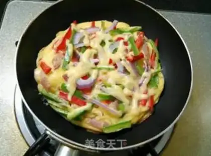 Make Pizza cake from the pan step 9