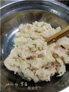Make Pork sticker step 1