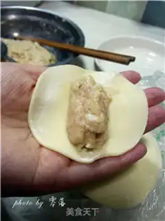 Make Pork sticker step 4