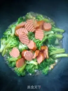 Make Garlic broccoli step 5