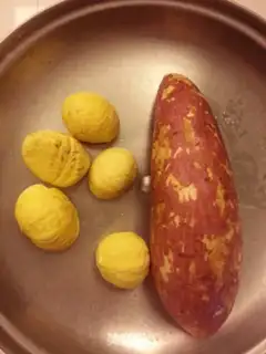 Make Potato chestnut dumplings step 0