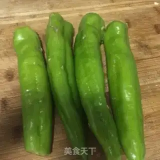 Make Fried pepper step 1