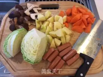 Make German soup step 1