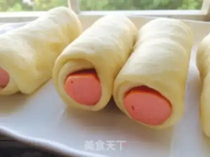 Make Ham sausage bread step 20