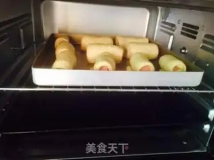 Make Ham sausage bread step 21