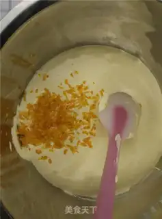 Make Orange mousse cake step 3