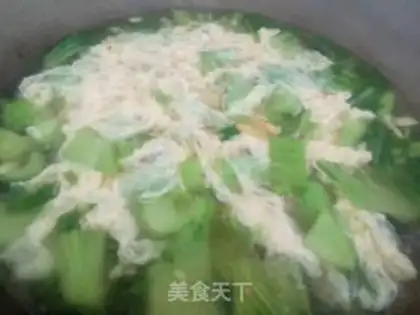 Make Mustard egg soup step 6