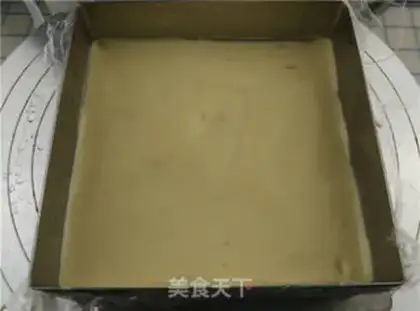 Make Orange mousse cake step 5