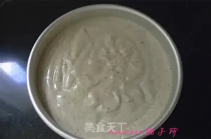 Make Black sesame ricin cake step 9
