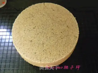 Make Black sesame ricin cake step 10