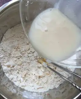 Make Onion ham rolls step 2