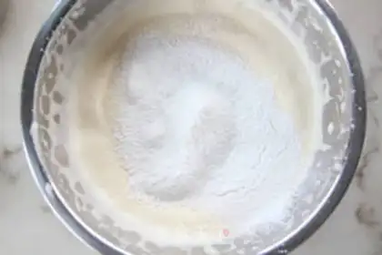 Make Cranberry honey cake step 3