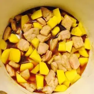 Make Pork slices of potatoes step 5