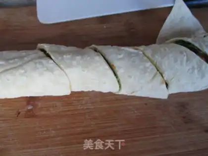 Make Fried shrimp burrito step 15