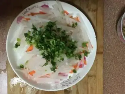 Make The radish step 1
