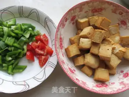 Make Pepper tofu step 0