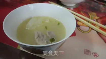 Make Lazy little cucumber bouquet soup step 6