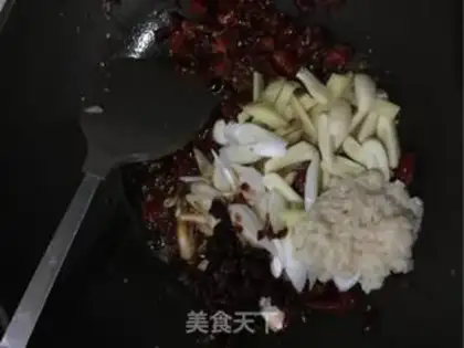 Make Spicy garter step 4