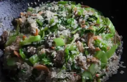 Make Three mustard rice step 3
