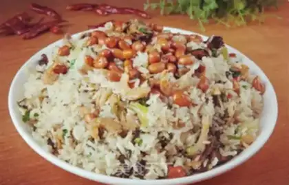 Make Three mustard rice step 5
