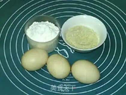 Make No oil, no water, no rice cake step 0