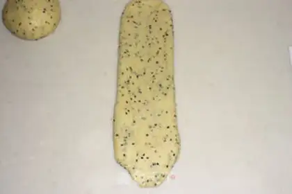 Make Black sesame toast step 4