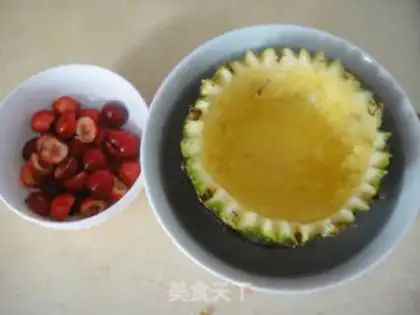 Make Pineapple cranberry rice step 3