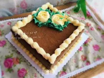 Make Chocolate mousse cake step 18