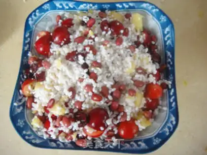 Make Pineapple cranberry rice step 4