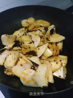 Make Spicy potatoes for chicken wings step 6